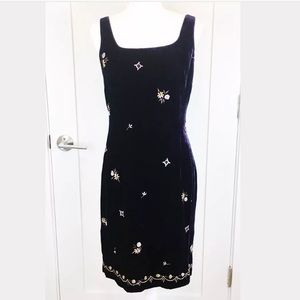 Ann Taylor Purple Velvet Cocktail Dress NWT